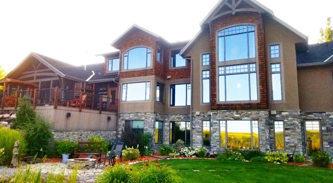 exterior residential stone and stucco construction services